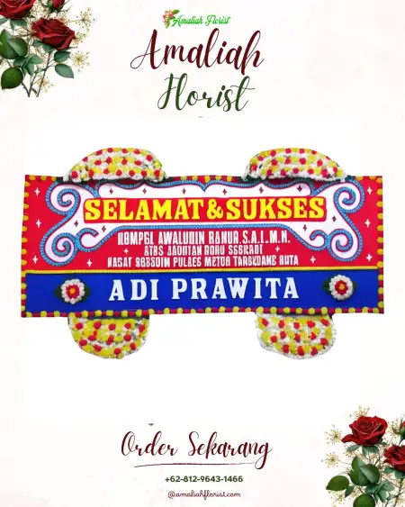 Papan Bunga Ucapan Selamat Belitang Iii